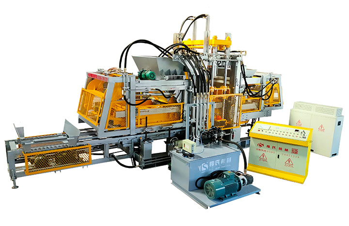 LS—?dú)W版系列PC仿石磚機(jī)、透水磚機(jī)、路沿石磚機(jī)等多功能一體機(jī)