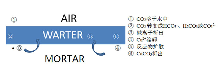 水泥免燒磚返堿現(xiàn)象的形成機(jī)理圖
