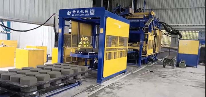 LS18-20 生態(tài)水泥免燒磚機運用案例