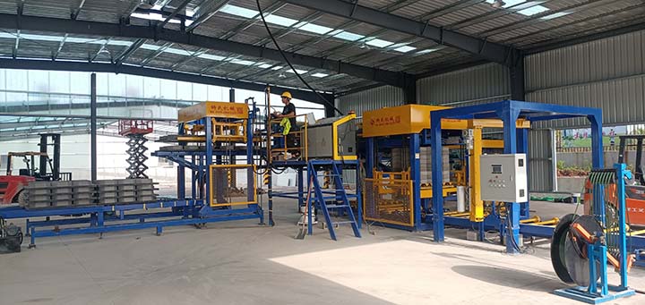 LS18-20 生態(tài)水泥免燒磚機運用案例